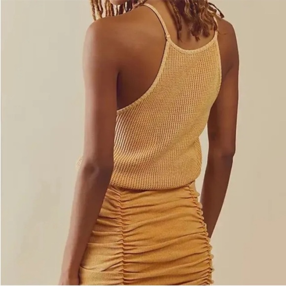 Free People Knit Ruched Dress - Picture 5 of 7